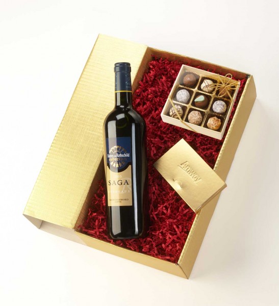 wine gift bespoke chocolate 9